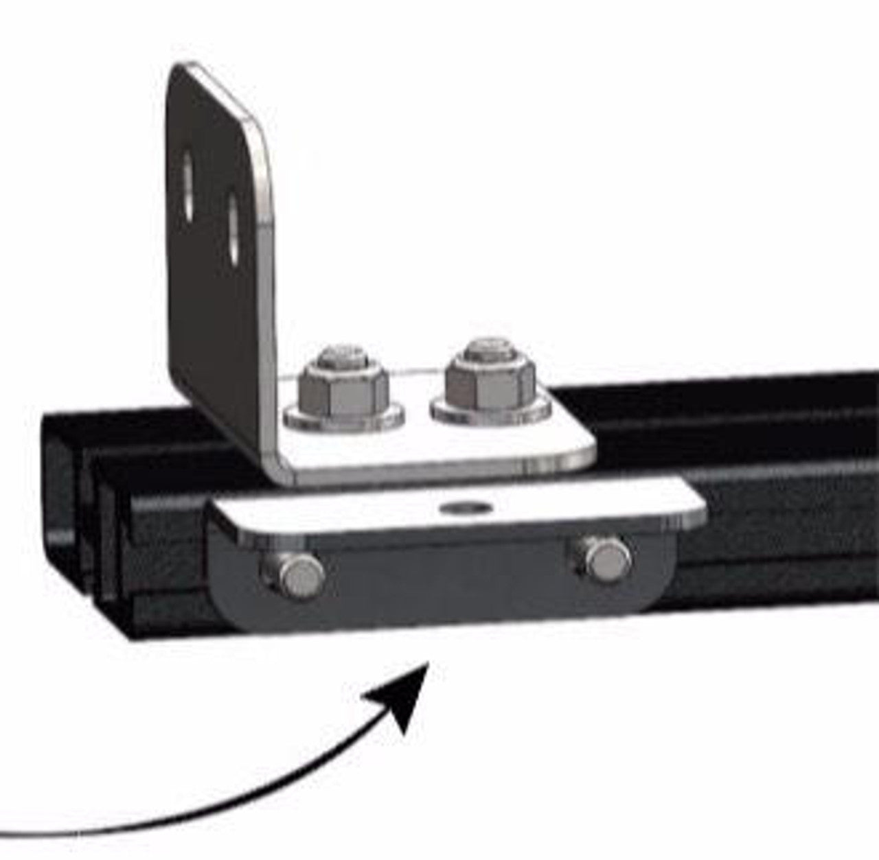 Lightweight Tent To Alu-Cab Load Bar Mounting Bracket Roof top tent Alu-Cab- Overland Kitted