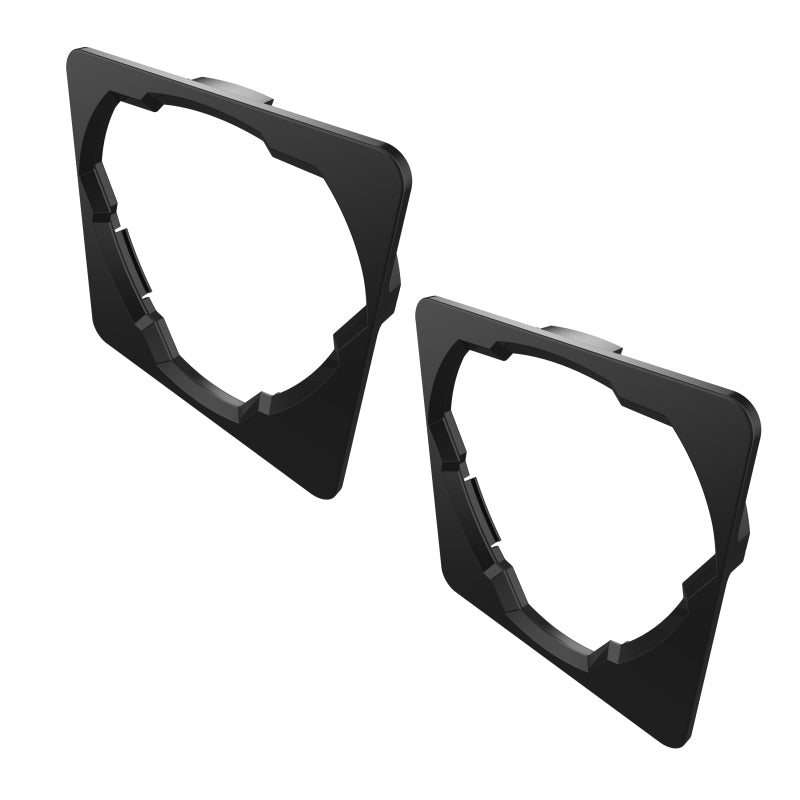 KC HiLiTES Square Universal Shrouds for FLEX ERA 3 Lights (Pair), in use