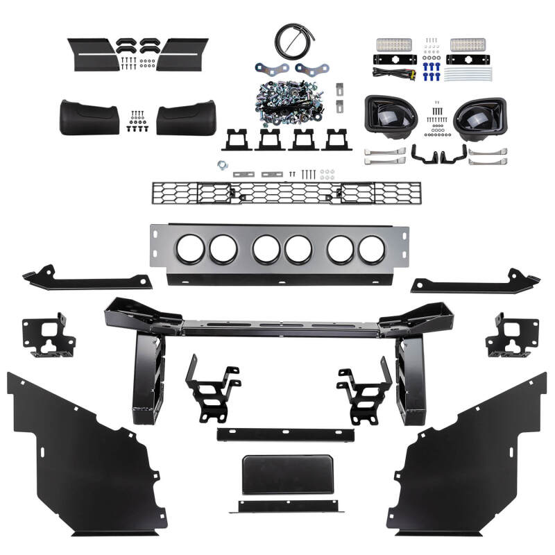ARB Summit bull bar 3440510 — mounting and buffer detail