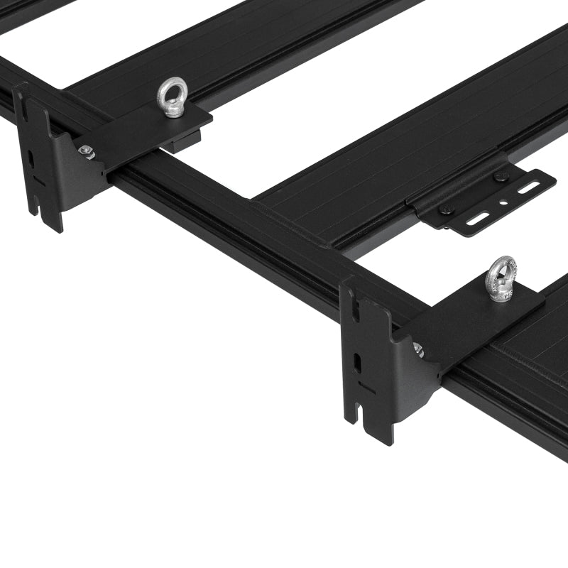 ARB heavy-duty awning bracket mounting a 270-degree awning to a BASE Rack