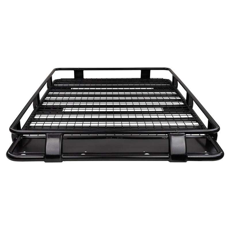 ARB 73x44 steel roof rack — mounting leg and fitting detail