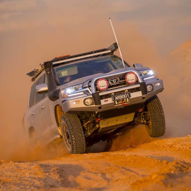 ARB Under Vehicle Protection for 2015-2019 Toyota Land Cruiser 200 — steel underbody skid plate, image 1