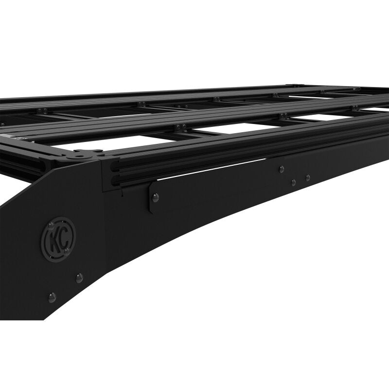KC HiLiTES Platform One Side Light Delete Plates, mounted view