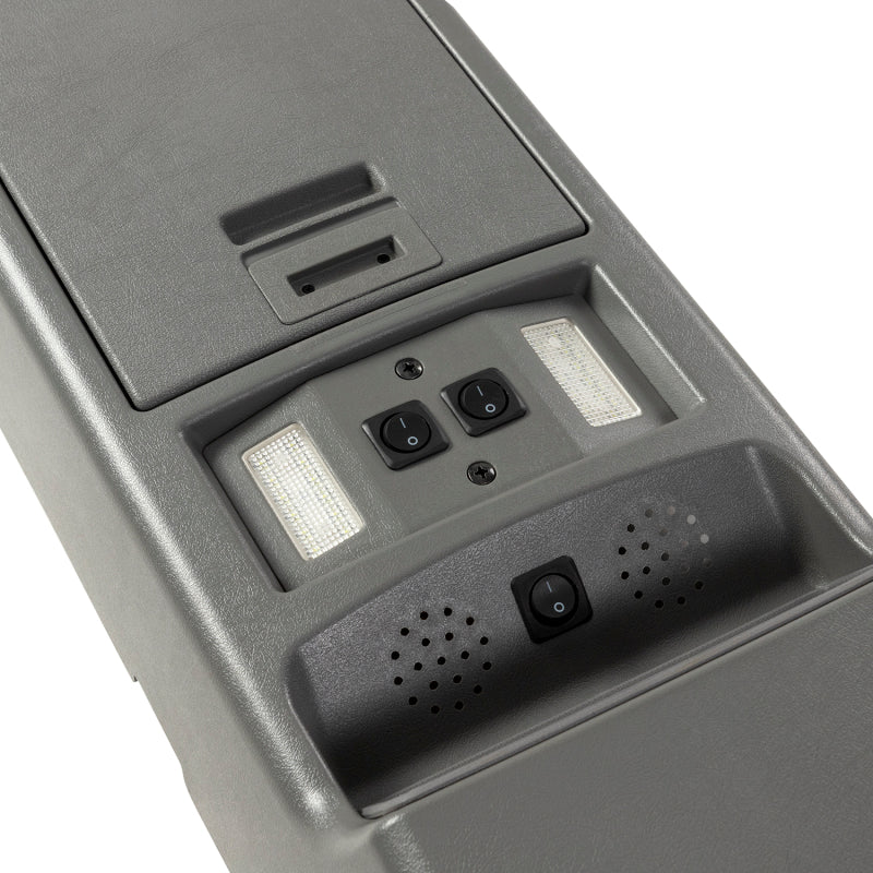 ARB roof console storage compartments detail