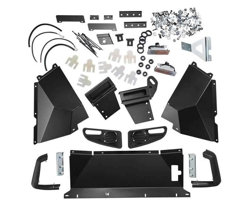 ARB Grand Cherokee bull bar winch cradle detail