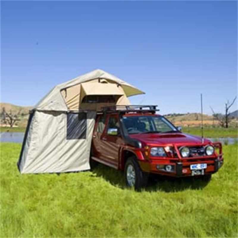 ARB Simpson annex fitted beneath a rooftop tent
