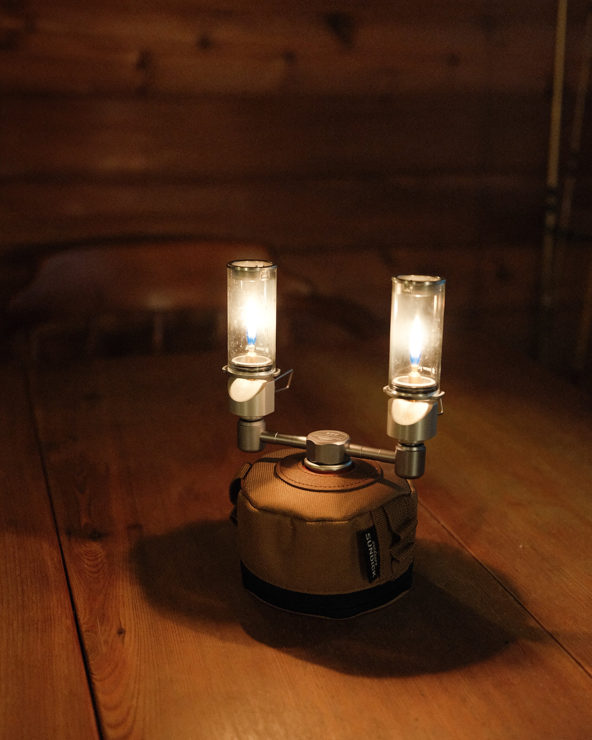 Candelabra 2-in-1 Gas Splitter for Snow Peak Mini Flame