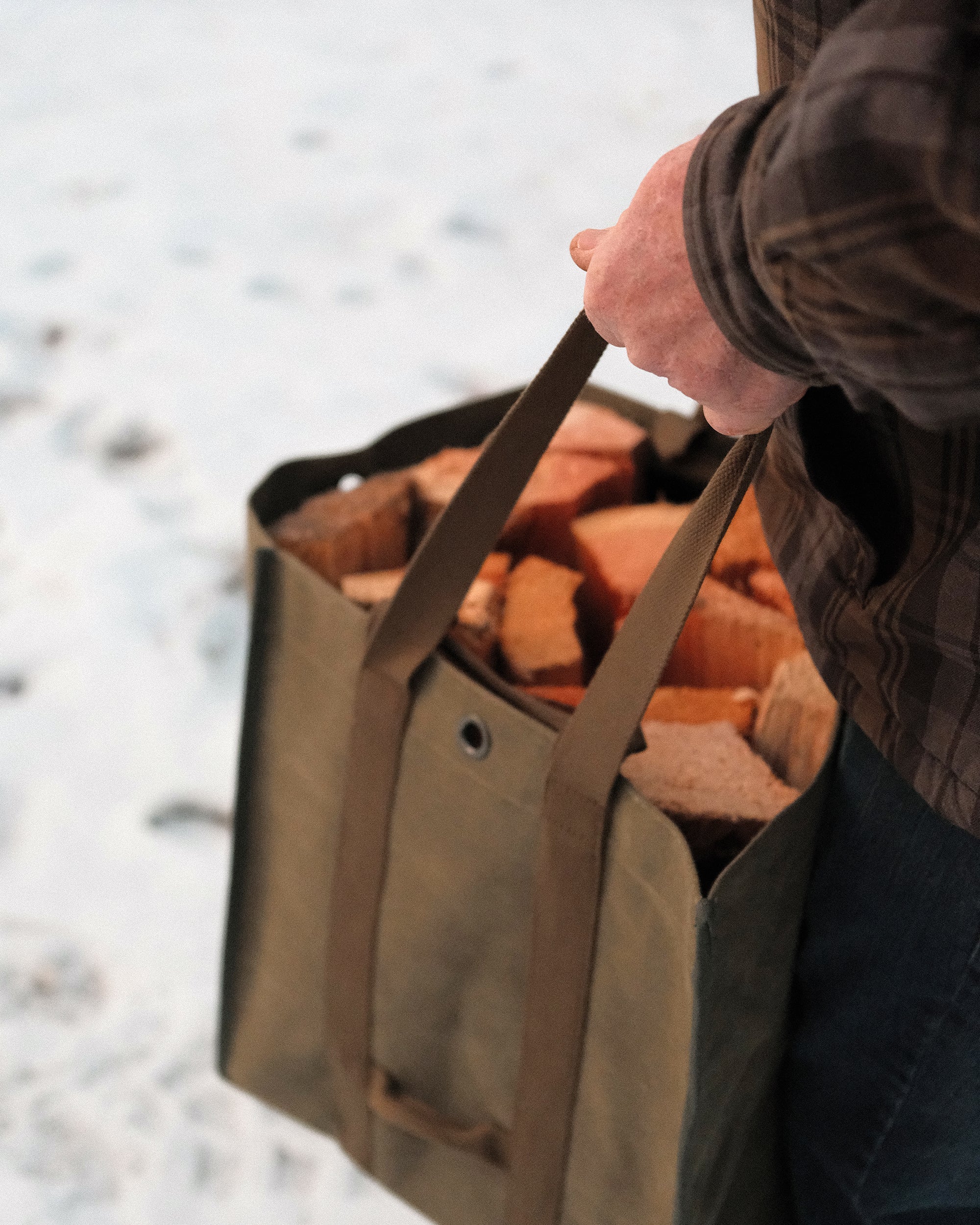 Camping Moon Waterproof Canvas Firewood Carry Bag