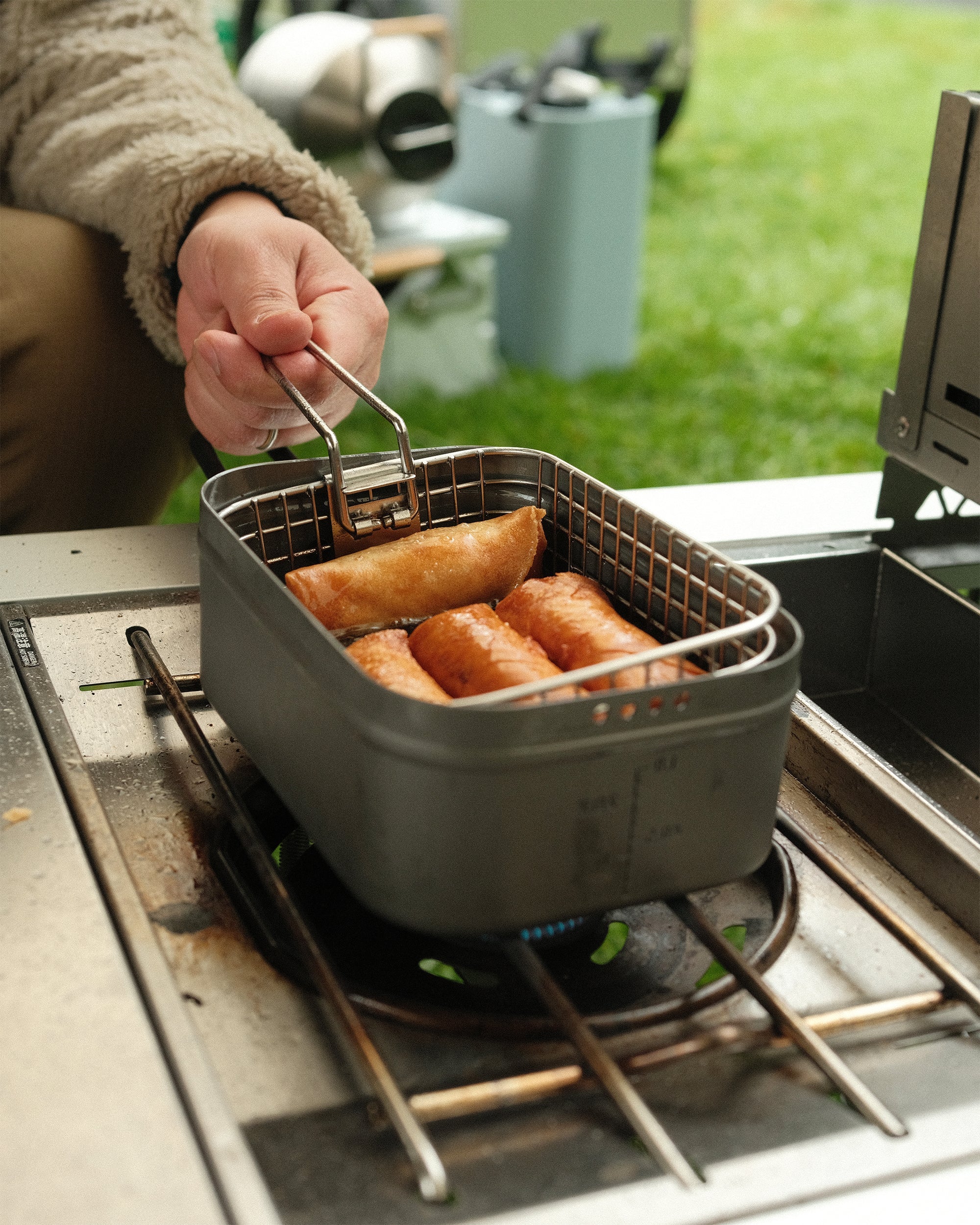 Stainless Steel Fryer for Mess Tin (Large)