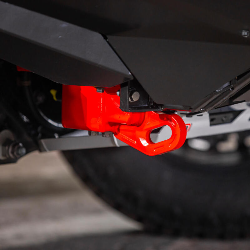 ARB 8-tonne forged red recovery point for 2024+ Toyota Land Cruiser 250, passenger RHS
