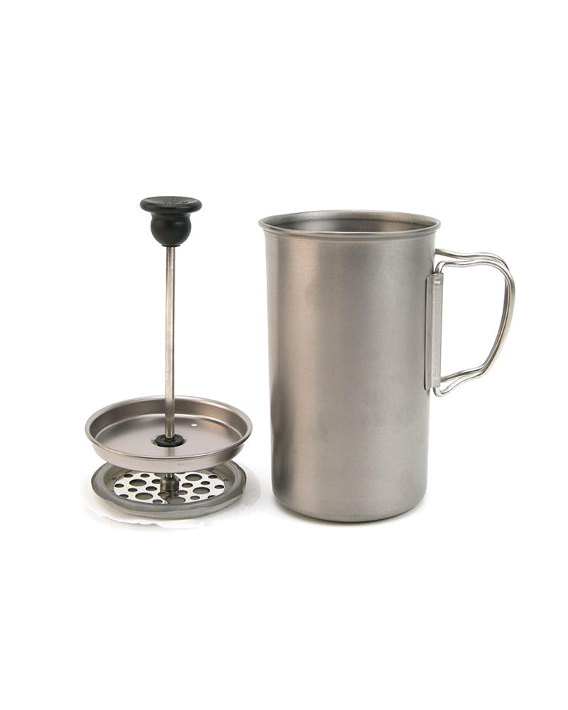 Titanium French Press Cookware Snow Peak- Overland Kitted