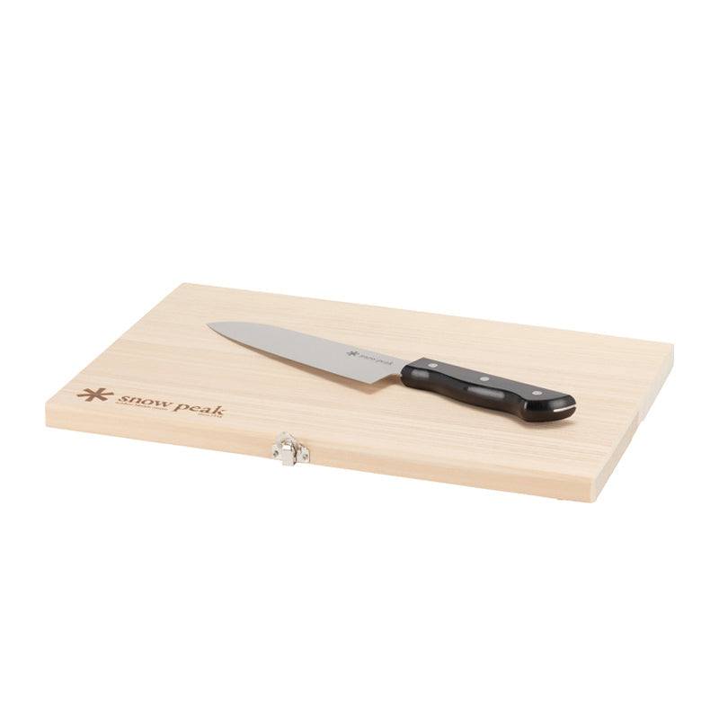 Chopping Board and Knife Set - Large Cookware Snow Peak- Overland Kitted