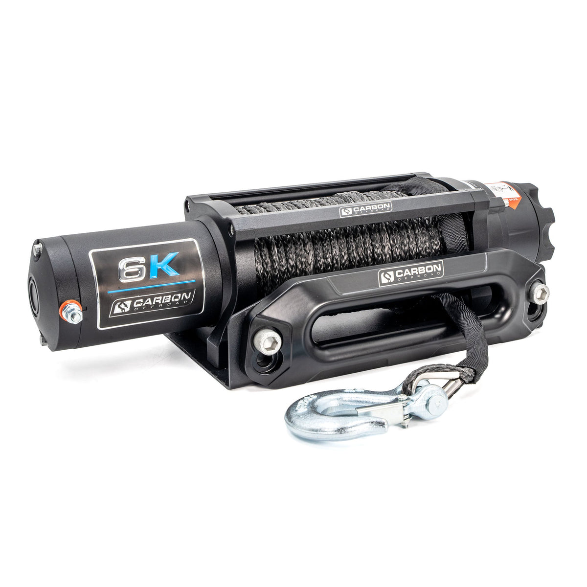 Carbon Offroad Long Drum 6000lb ATV/Small 4X4 Winch