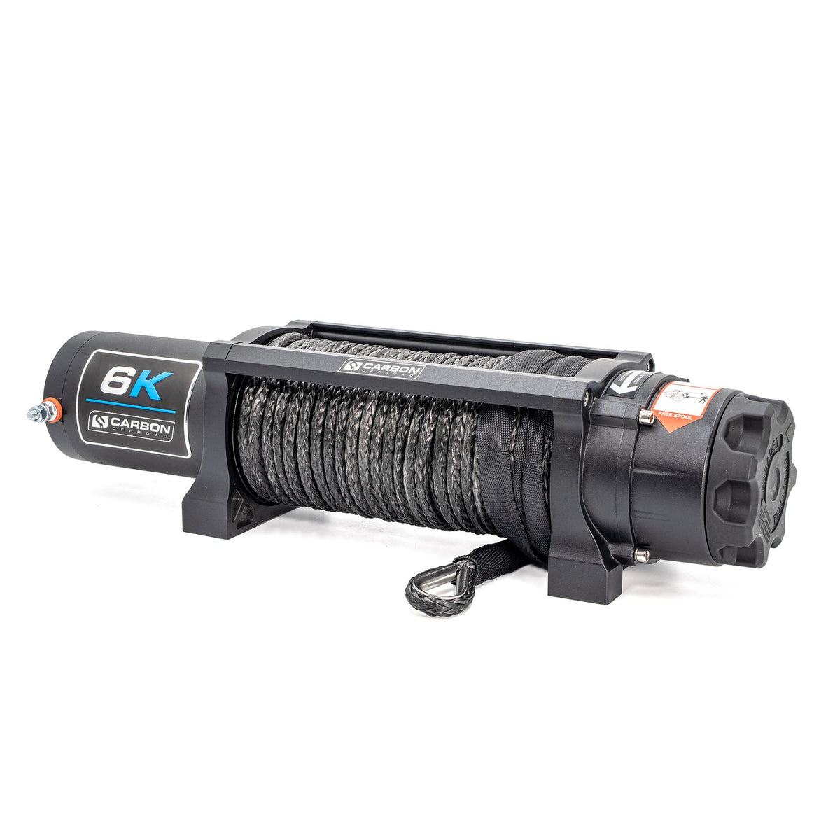 Carbon Offroad Long Drum 6000lb ATV/Small 4X4 Winch