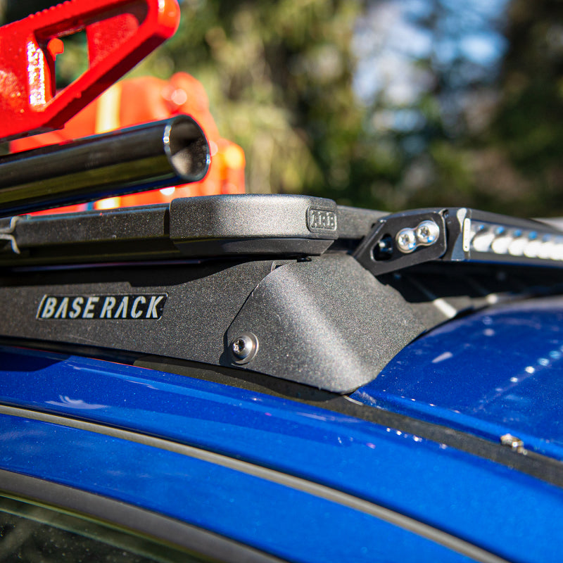 ARB BASE Rack 49x45 Mount Kit & Deflector — corner and hardware detail