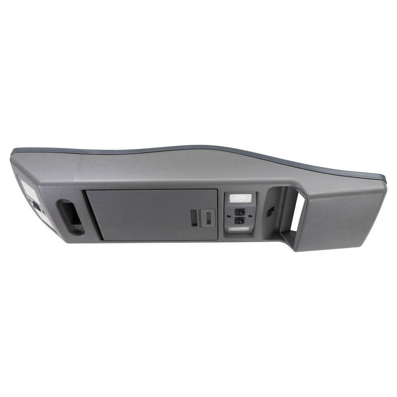 ARB roof console underside showing DIN radio opening