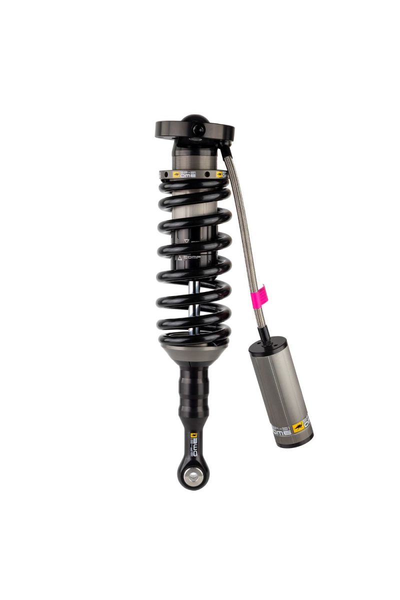 ARB Old Man Emu BP-51 front coilover, left-hand, Toyota Hilux — front strut and coil assembly