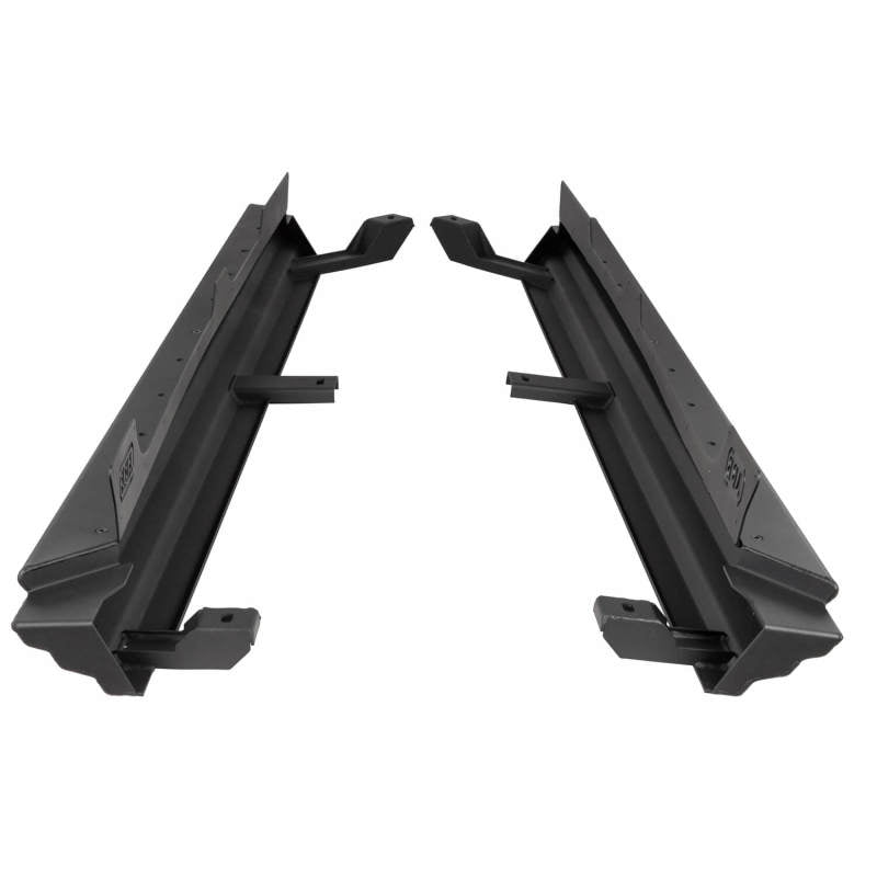 ARB rock sliders profile curved to match the Gladiator body