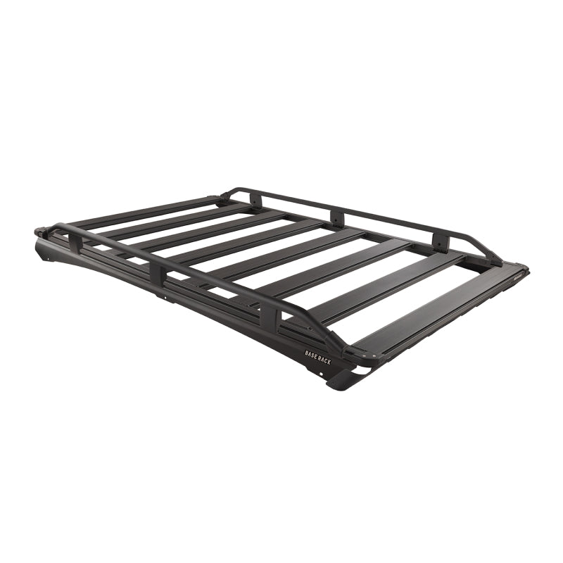ARB BASE Rack 84×51 with Trade side rails for Toyota FJ Cruiser — mounted detail