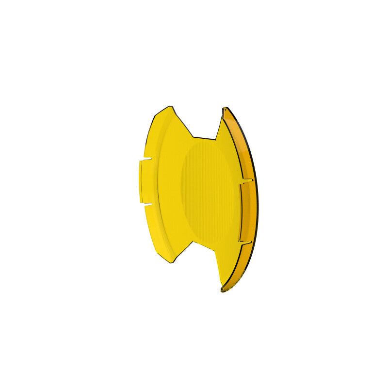 KC HiLiTES SlimLite 8in LED Light Shield SAE Driving - Selective Yellow (Shield Only), connection detail