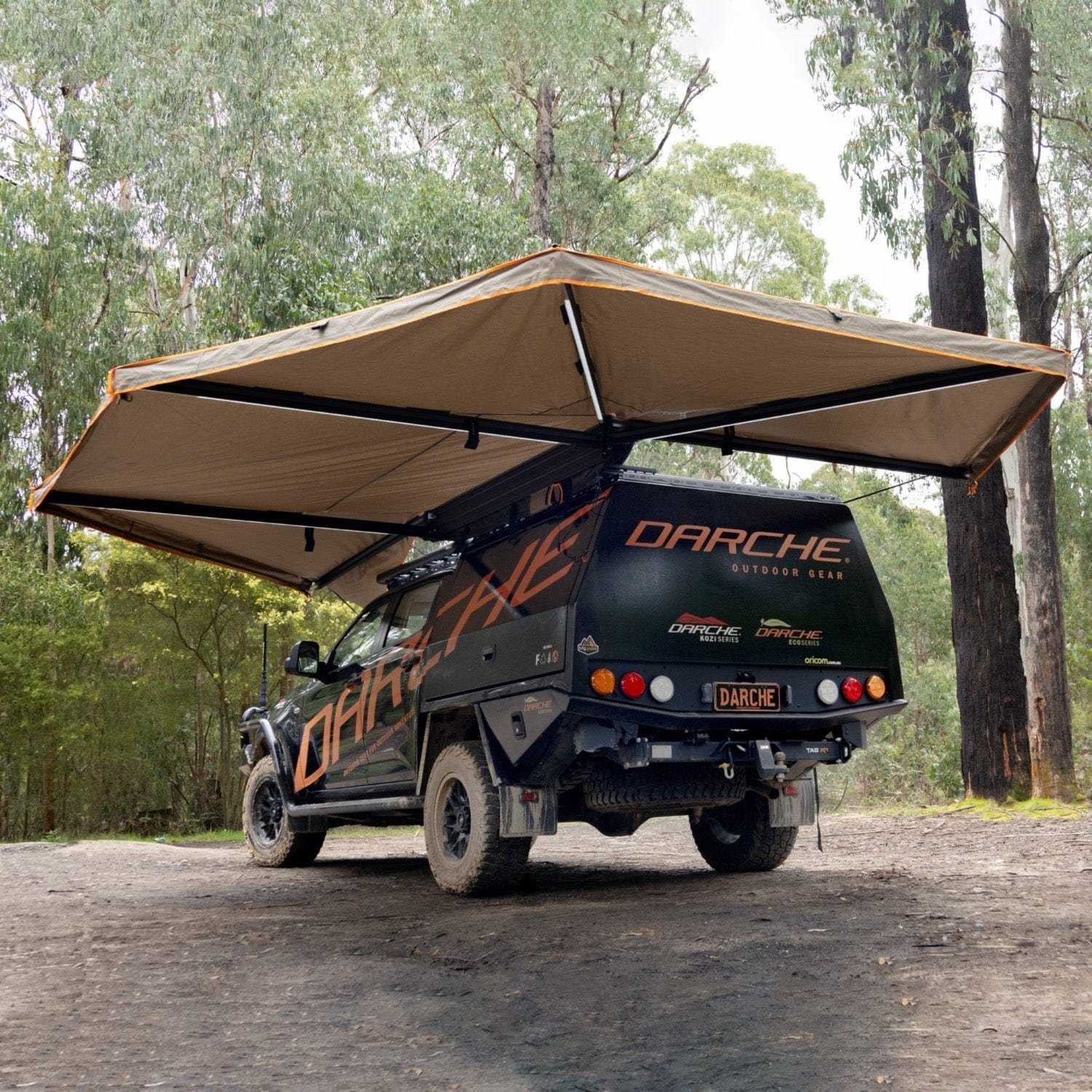 270 Freestanding LED Awning [Left Side] Shelters Darche- Overland Kitted