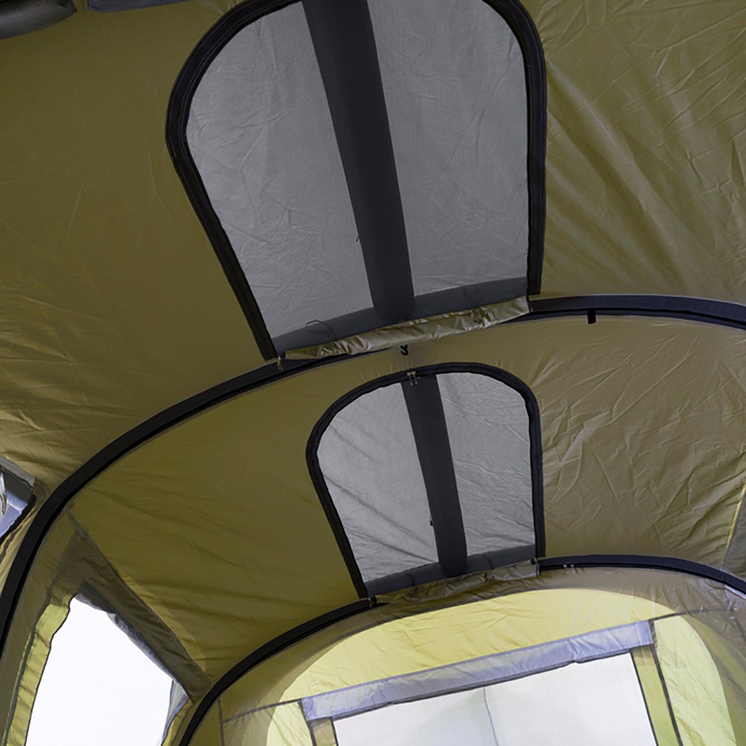 Air-Volution AT-6 Tent Green Shelters Darche- Overland Kitted