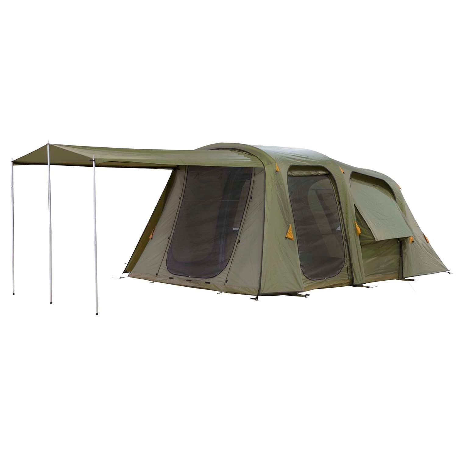 Air-Volution AT-6 Tent Green Shelters Darche- Overland Kitted