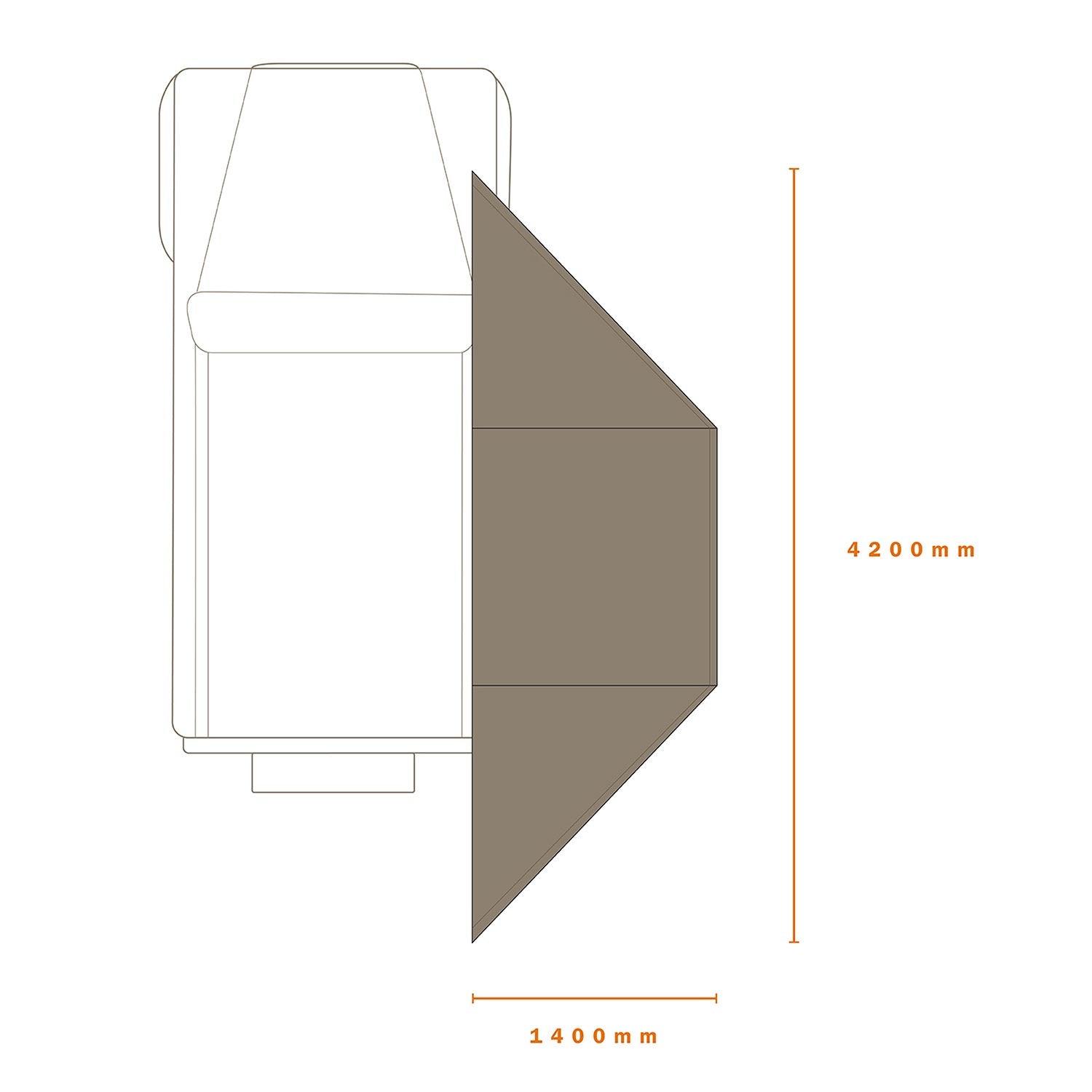 Eclipse 180V Versatile Awning Shelters Darche- Overland Kitted