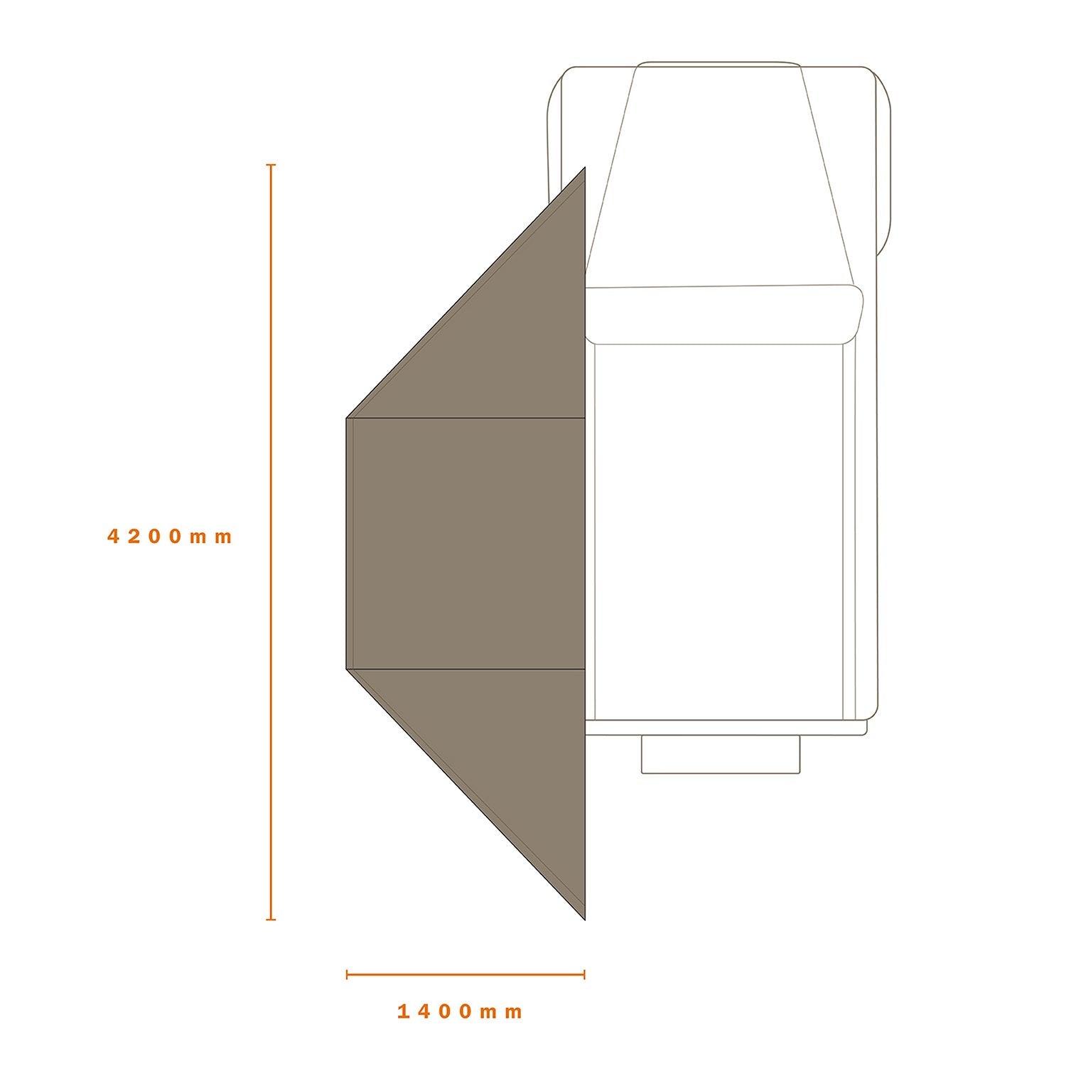 Eclipse 180V Versatile Awning Shelters Darche- Overland Kitted