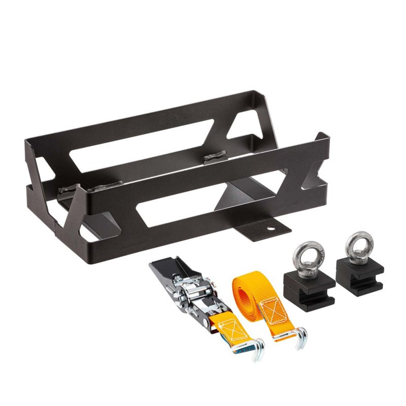 ARB single vertical jerry can mount holding a jerry can upright on a BASE Rack