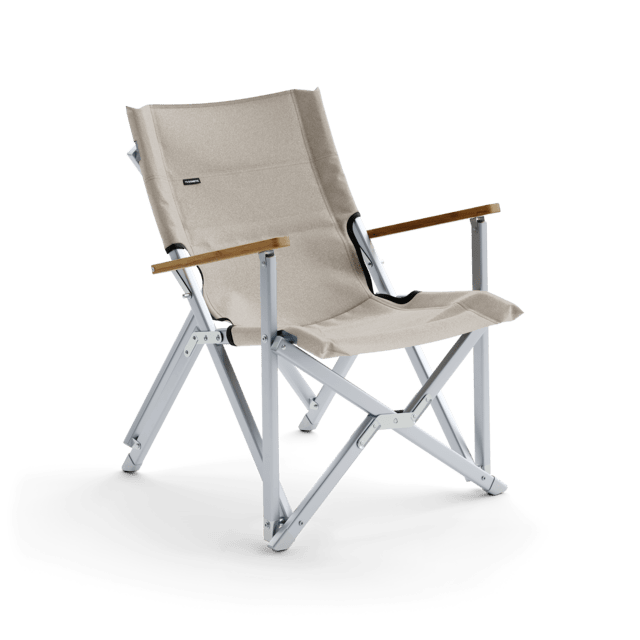 Dometic GO Compact Camp Chair in Ash, alternate angle studio shot