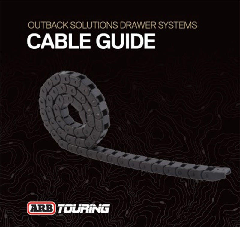 ARB fridge and drawer cable guide nylon track