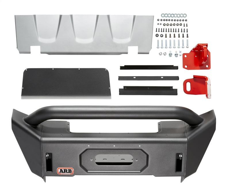 ARB Bondi stubby bull bar fitted to a Jeep Wrangler JL
