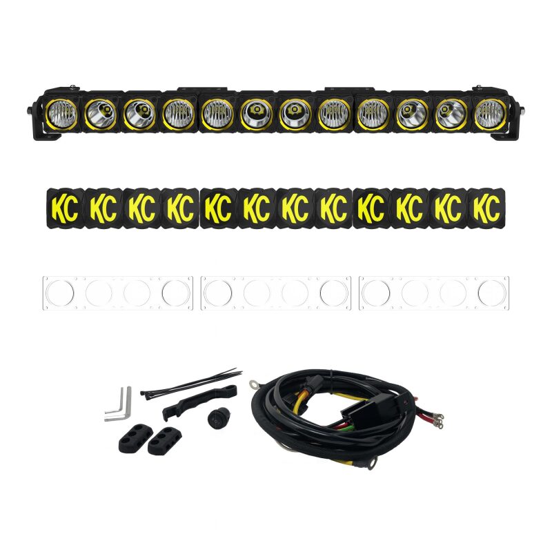 KC HiLiTES FLEX ERA LED 30in Light Bar Master Kit, detail view