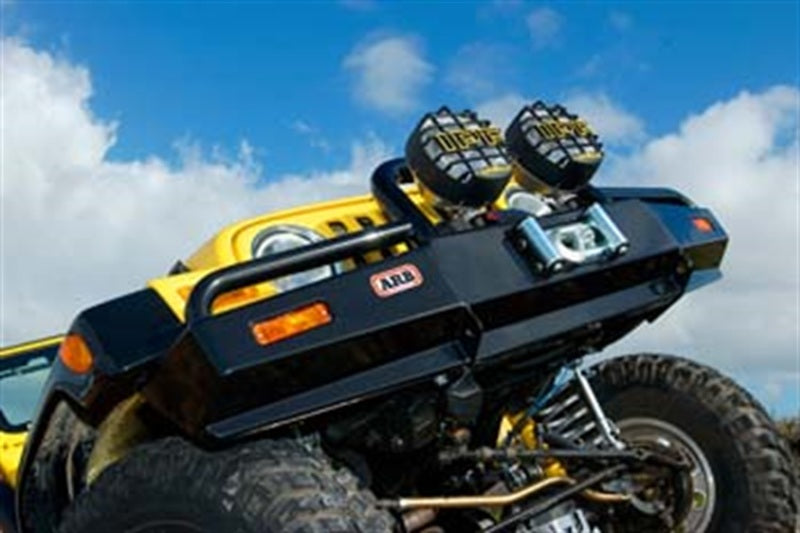 ARB Jeep Wrangler TJ bull bar — straight-on front view