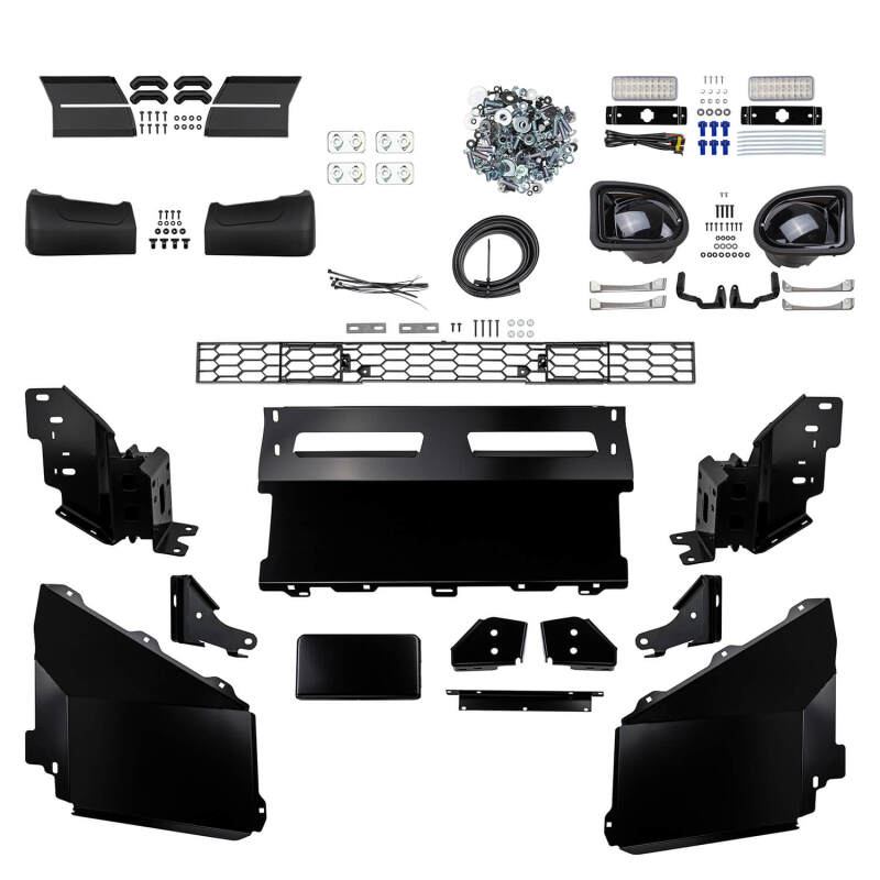ARB Summit Winch Bull Bar — wing and fog light surround detail