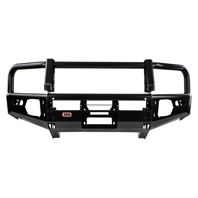 ARB Summit MKII combination bull bar fitted to an Isuzu D-Max, front three-quarter view