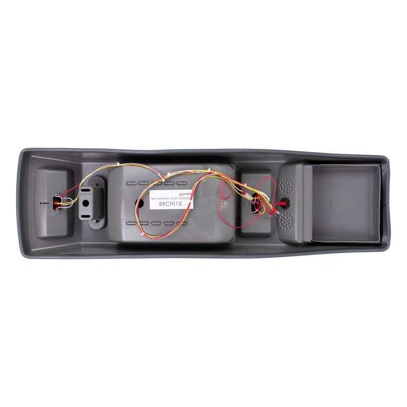 ARB roof console storage compartments detail
