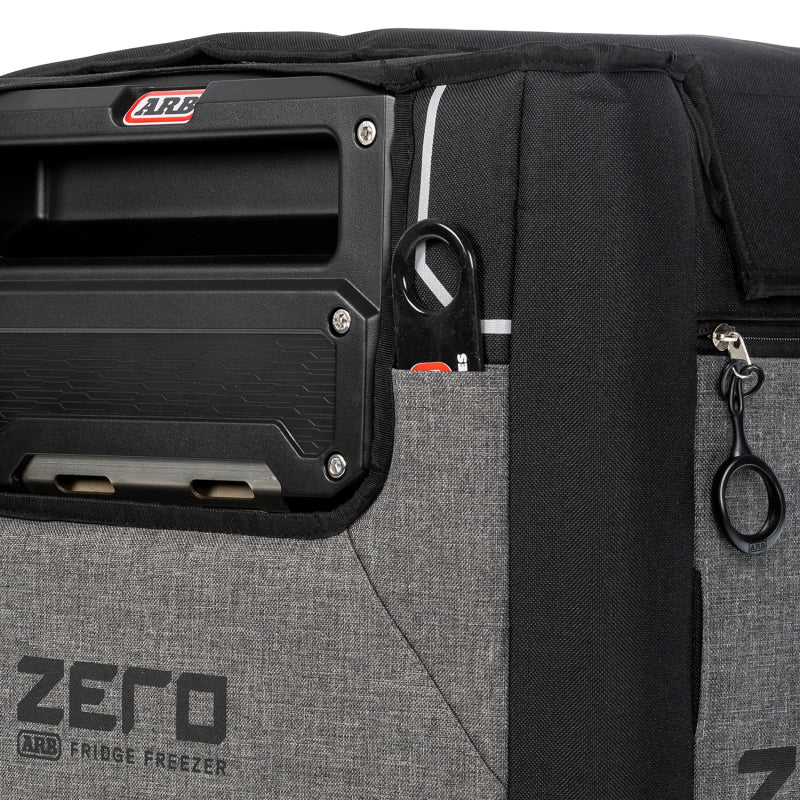 ARB Zero fridge transit bag — control panel access flap