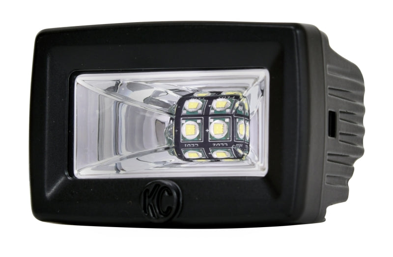 KC HiLiTES C-Series C2 2in. LED Backup & Area Flood Light 20W - Black (Pair), connection detail