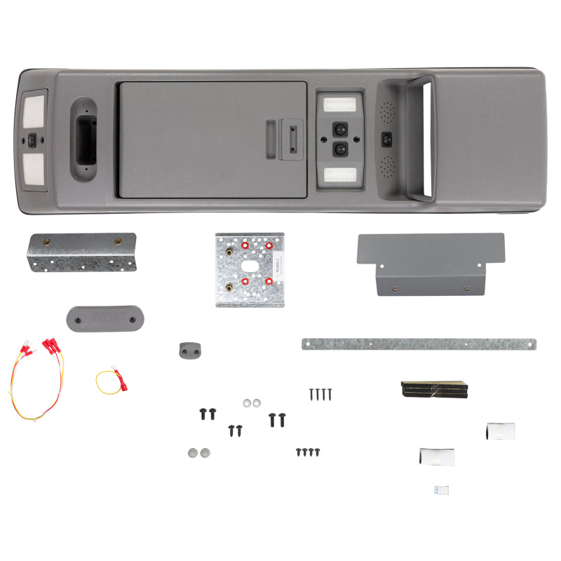 ARB roof console storage compartments detail