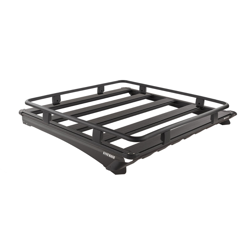 ARB BASE Rack 49″×51″ FJ Cruiser full cage guard rail — slotted deck and mounting detail
