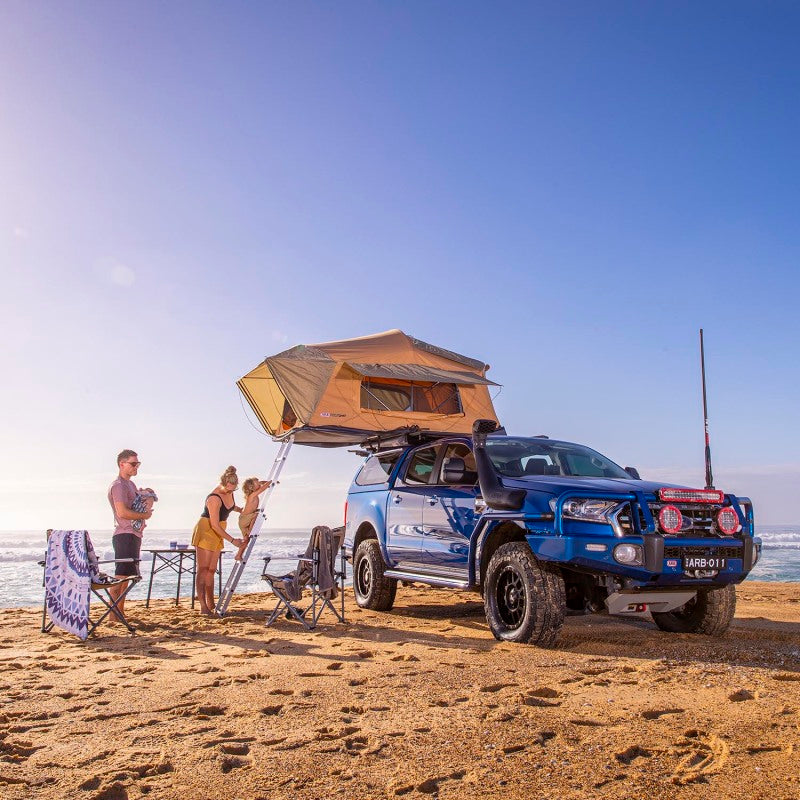 ARB Flinders rooftop tent zippered windows with midge-mesh screens