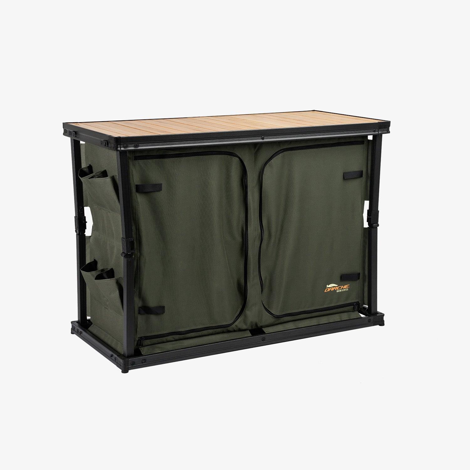 Eco Bamboo Twin Cupboard ECO BAMBOO TWIN CUPBOARD Tables Darche- Overland Kitted