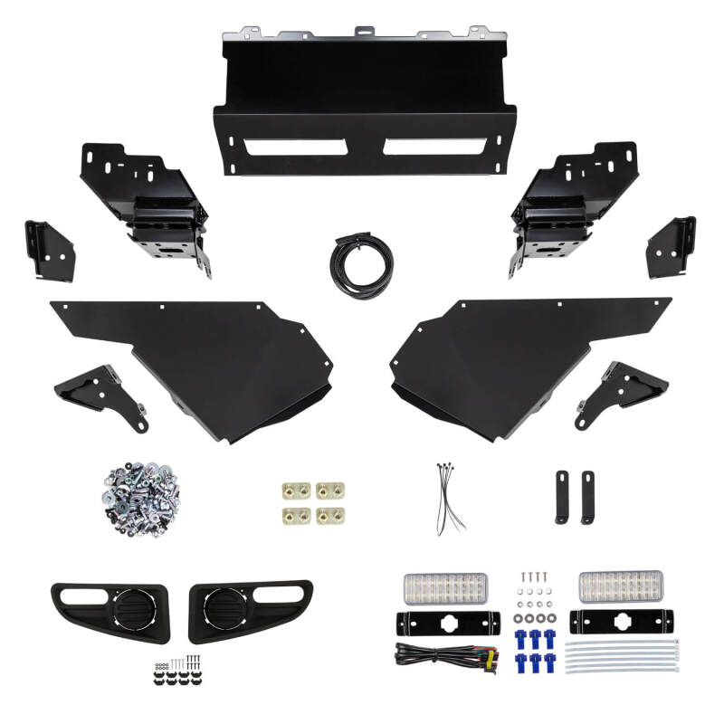 ARB Commercial bull bar black powder-coat finish detail