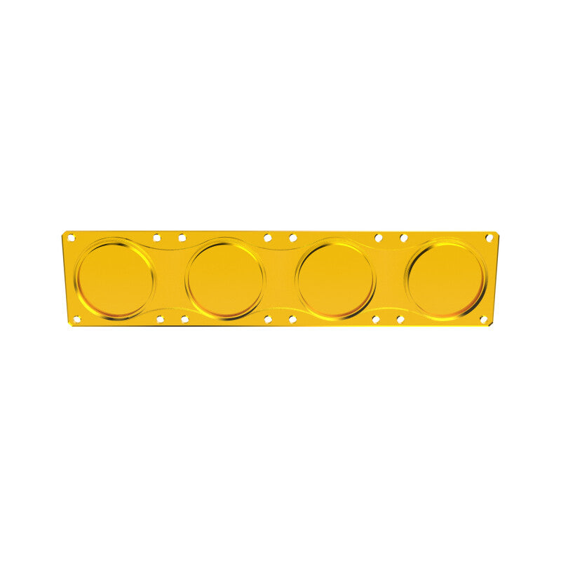 KC HiLiTES FLEX ERA Performance Yellow Spot Beam Lens for LED Light Bars, detail view