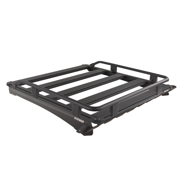 ARB BASE Rack 49″×45″ FJ Cruiser Front 3/4 guard rail — slotted deck and mounting detail
