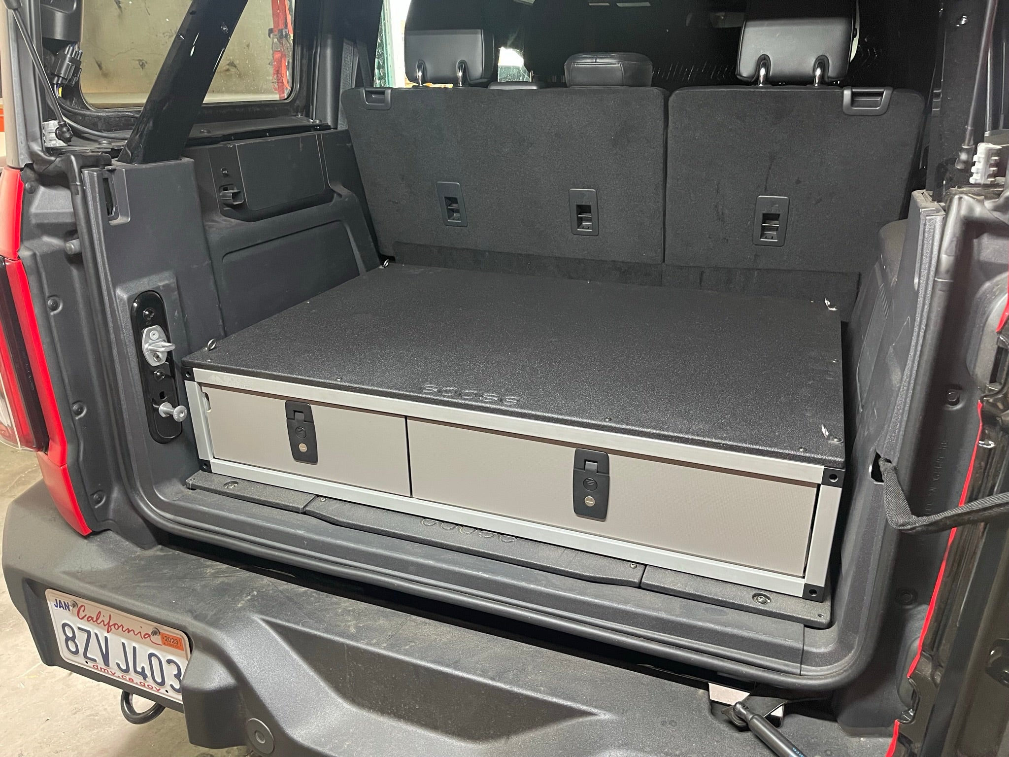 Ford Bronco 2021-Present 6th Gen. - Side x Side Drawer Module - 41 3/8" Wide x 28" Depth Drawers Goose Gear- Overland Kitted