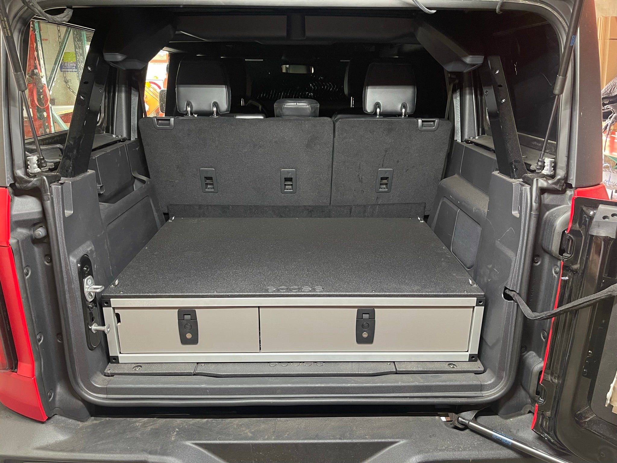 Ford Bronco 2021-Present 6th Gen. - Side x Side Drawer Module - 41 3/8" Wide x 28" Depth Drawers Goose Gear- Overland Kitted