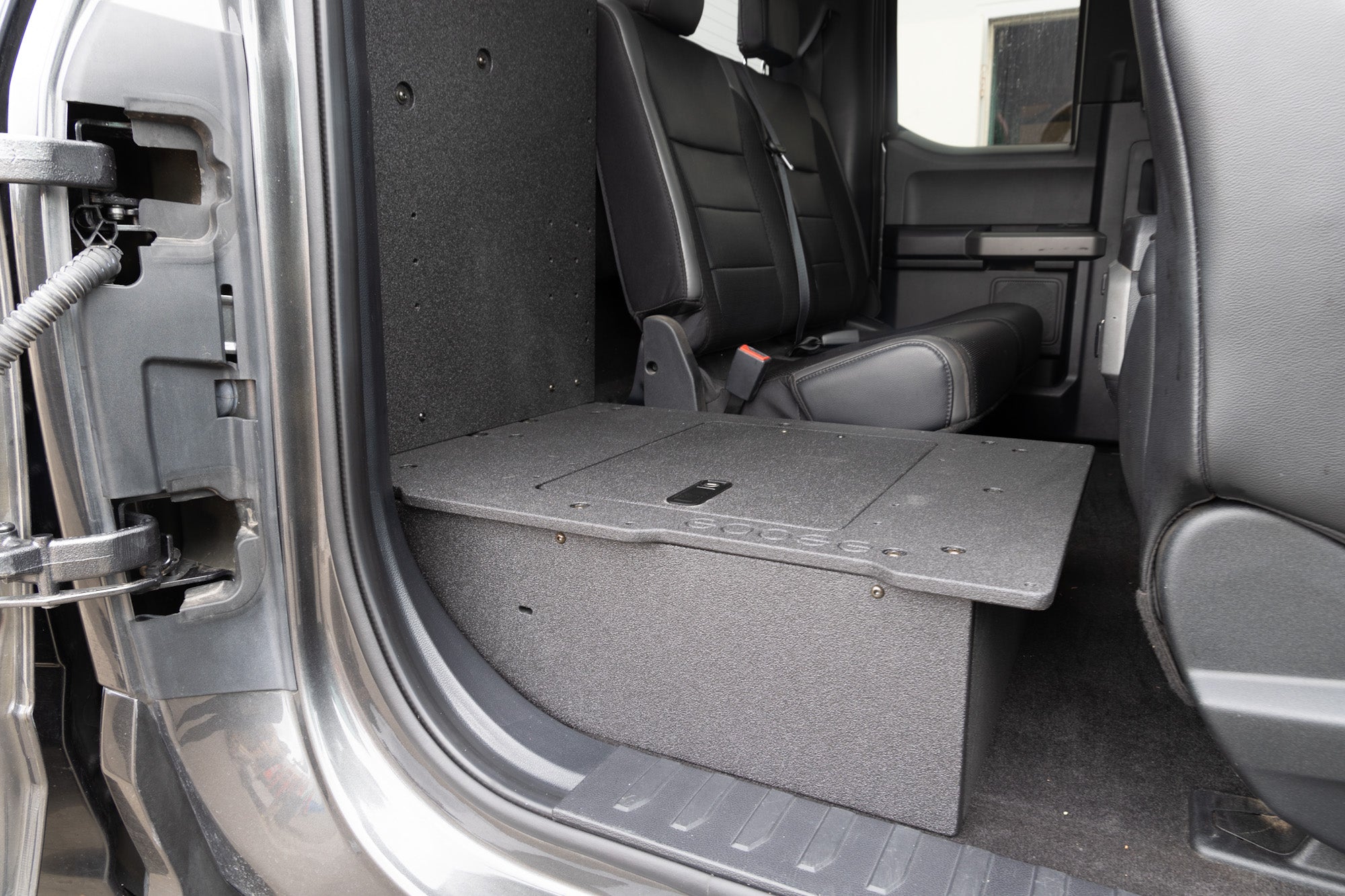 Ford F150 2015-Present 13th & 14th Gen. SuperCab - Second Row Seat Delete Plate System Seat Delete Plate System Goose Gear- Overland Kitted